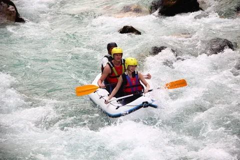 Bovec: Privates Rafting-Erlebnis auf dem Fluss Soča für Paare