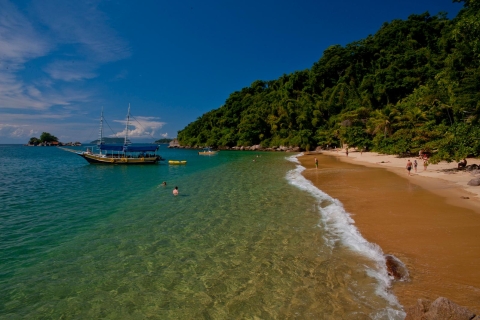 Die Bucht von Paraty: Inseln & Strände Bootstour mit SchnorchelnSchooner Tour mit 1 Caipirinha