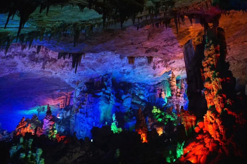 Hangzhou: Yaolin Wonderland Cave Tour with Boat Ride Ticket with Underground River Drift