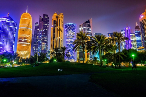 Doha: hoogtepunten van de privéstad en Dhow-cruise.Hoogtepunten van de stad en dhow-cruiserit.