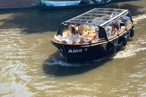 Zimowy rejs w małej grupie po Amsterdamie, w tym przekąski/napoje