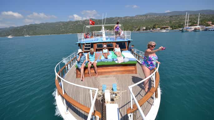 kalkan kekova sunken city boat trip
