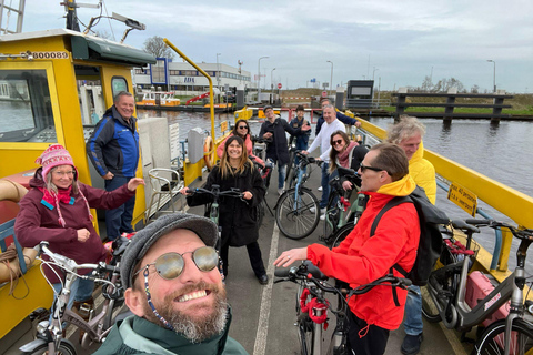 Amsterdam: Dutch Countryside E-Bike with Cheese & Clogs