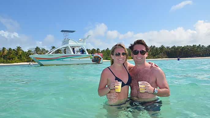 desde punta cana tour con crucero en catamarán y esnórquel