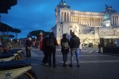 Roma à noite: passeio de bicicleta elétrica