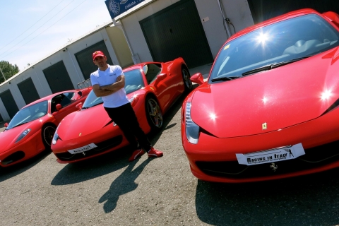 Milaan: Testrit met een Ferrari 458 op een racecircuit met video