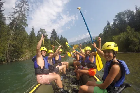 Rafting auf dem Fluss Sava