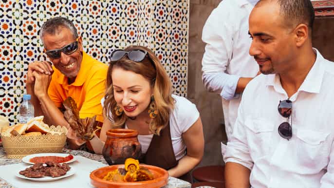 marrakech excursão gastronômica privada de 4 horas com 10 degustações