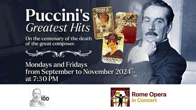 Roma: Concerto d&#039;Opera &quot;I più grandi successi di Puccini&quot; con aperitivo