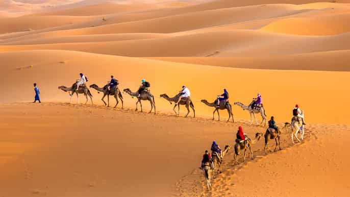 douz 2day sahara desert camel trek