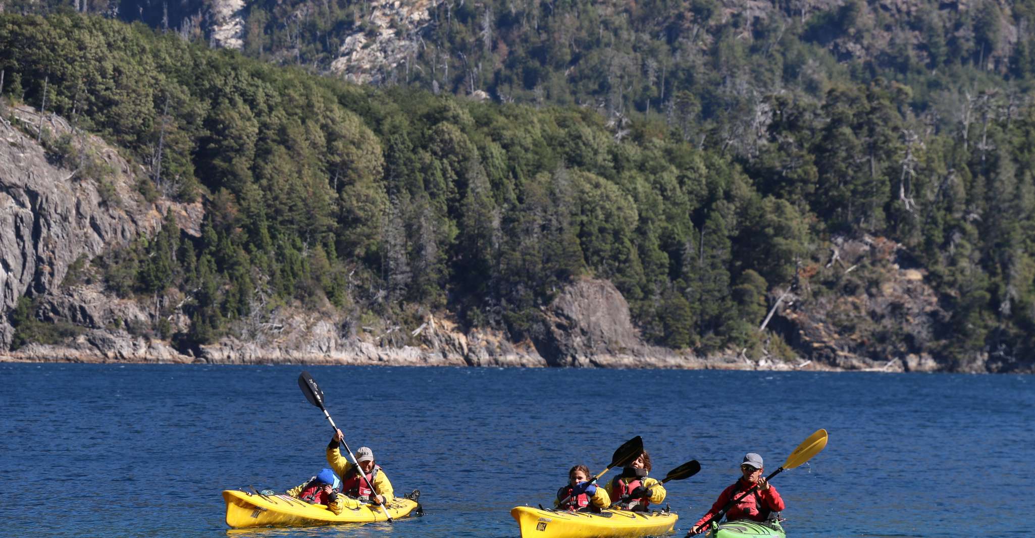 Bariloche, Kayak d'une demi-journée à Nahuel Huapi ou lacs Moreno - Hizvo