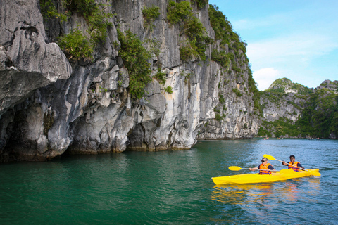 Vanuit Hanoi: 2-daagse Halong Sapphire-cruise en privébalkonDeluxe balkoncabine - tweepersoonsbed/twin - met vervoer