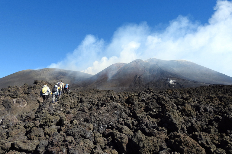 Taormina and Catania: Private guided Etna hike by cable car From Taormina or Catania: Private Etna Cable Car Hike