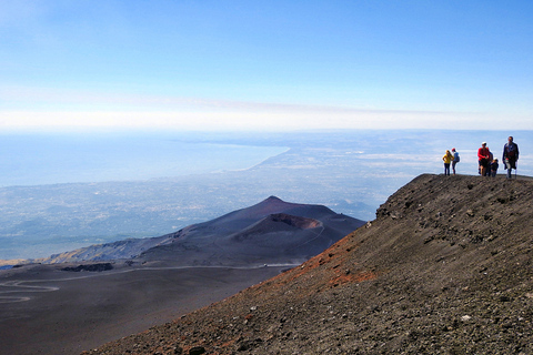 Taormina and Catania: Private guided Etna hike by cable car From Taormina or Catania: Private Etna Cable Car Hike