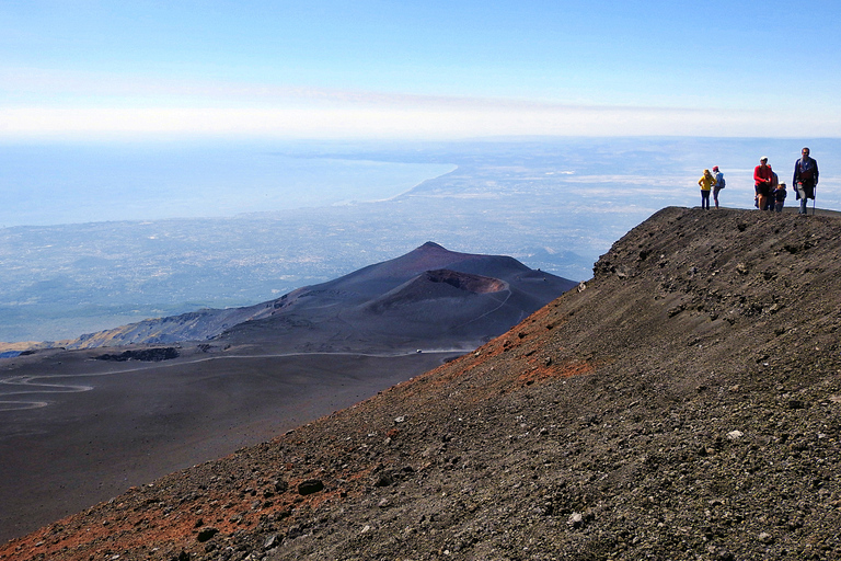 Taormina and Catania: Private guided Etna hike by cable car From Taormina or Catania: Private Etna Cable Car Hike