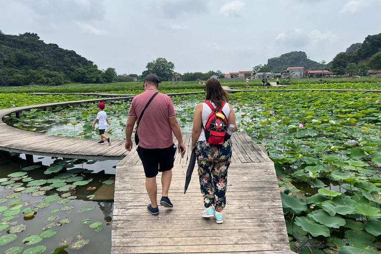 Depuis Hanoi : Ninh Binh - Trang An - Grottes de Mua - Déjeuner et busAu départ de Hanoi : Découvrez la beauté de Ninh Binh - Excursion d&#039;une journée