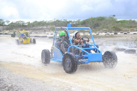 Punta Cana: Buggy Ride, Cenote, Waterfalls & Zipline Tour