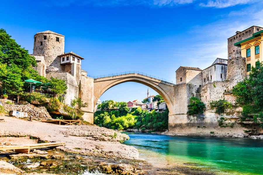 Ab Split und Trogir: Mostar-Tour mit Kravica-Wasserfällen