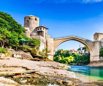From Split and Trogir: Mostar Tour with Kravica Waterfalls