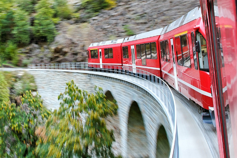 From Como: St. Moritz and Tirano Trip with Bernina Express