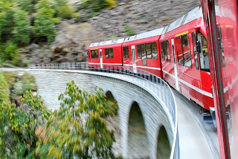 From Como: St. Moritz and Tirano Trip with Bernina Express