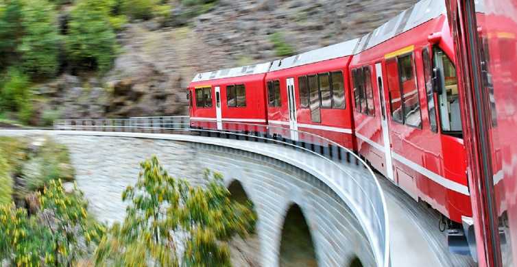 Vanuit Como: St. Moritz en Tirano met Bernina Express