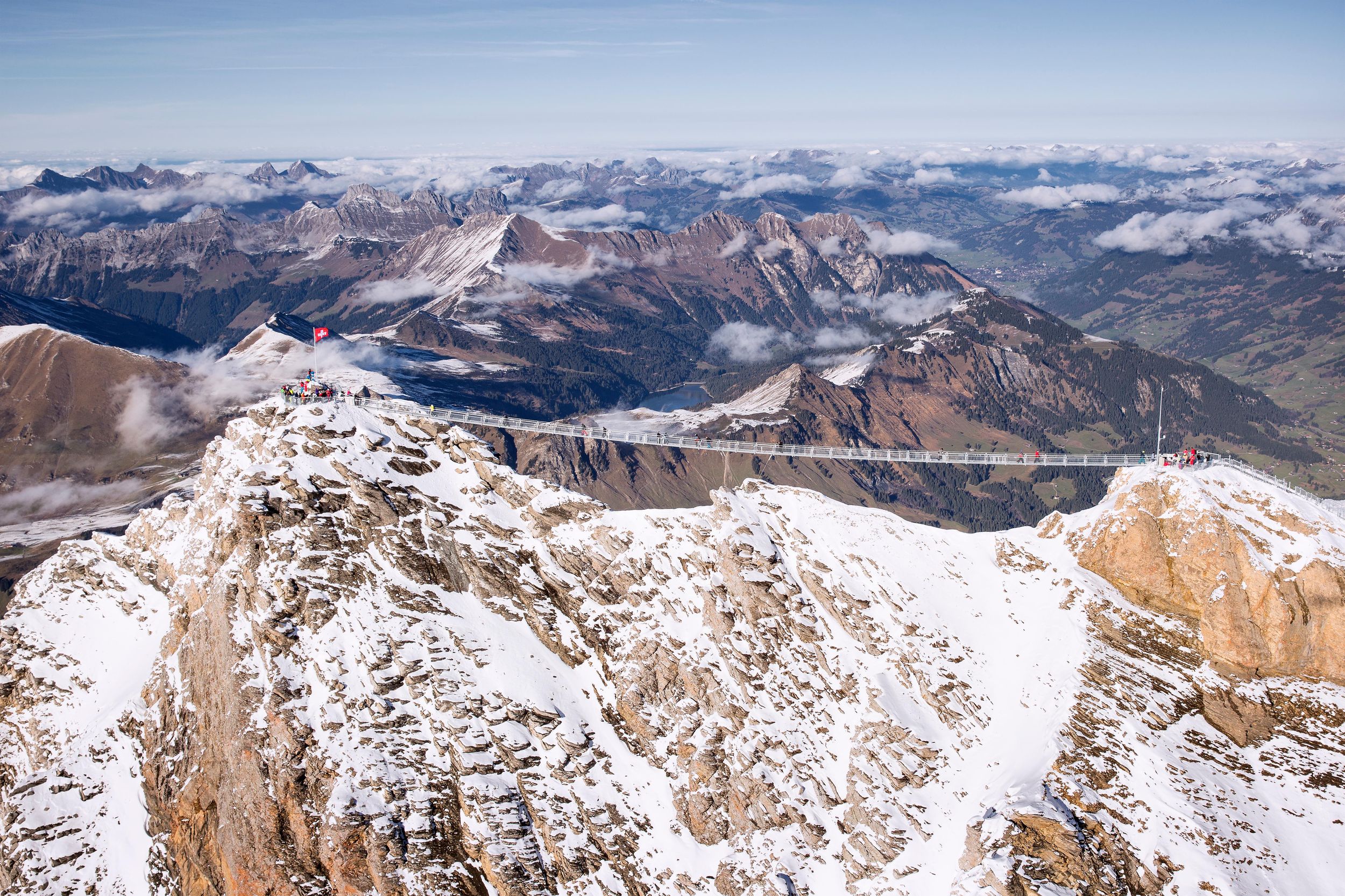 Ab Lausanne: Glacier 3000-Erlebnis und Montreux