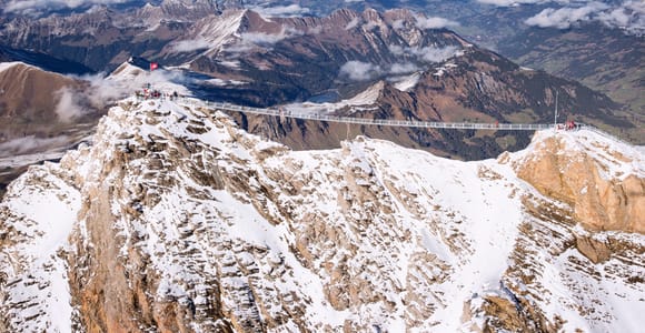 Ab Lausanne: Glacier 3000-Erlebnis und Montreux