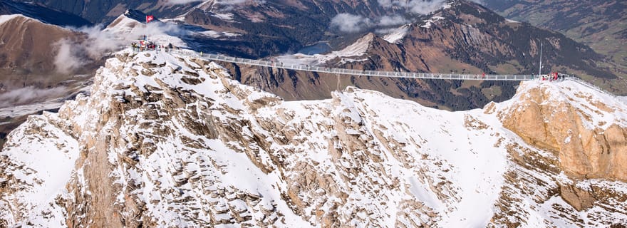 Depuis Lausanne : expérience Glacier 3000 et Montreux