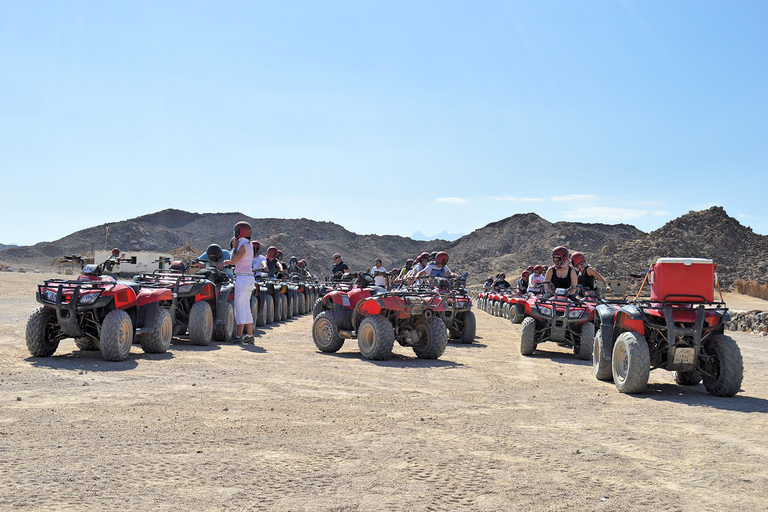 Depuis El Gouna: visite matinale en quad de Dry Canyon