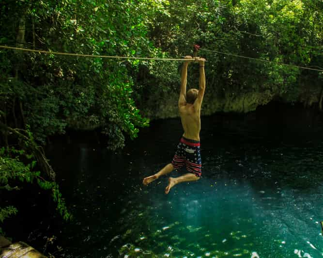 cancun atv zipline cenote