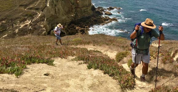 Wild Coastal Hike: Secret Beach, Cliffs & Dinosaur Footprint
