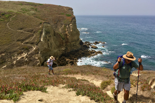 Wild Coastal Hike: Secret Beach, Cliffs & Dinosaur Footprint