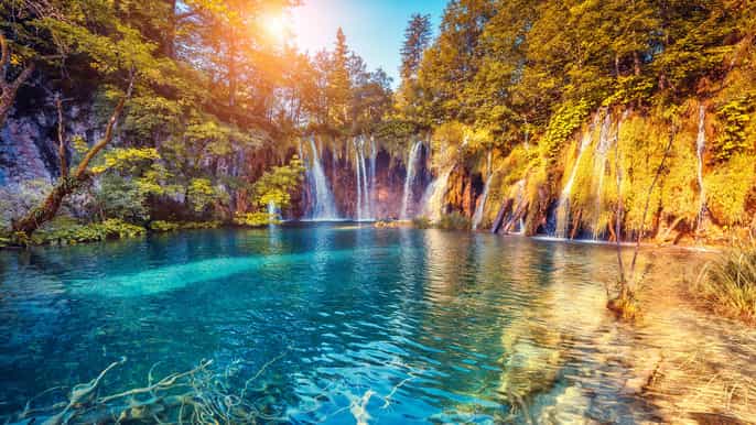 from split or trogir plitvice lakes fullday guided tour
