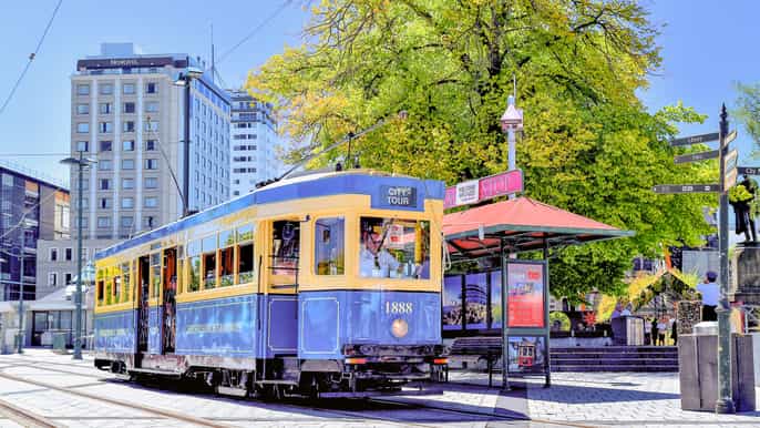 christchurch tram city tour punting combo