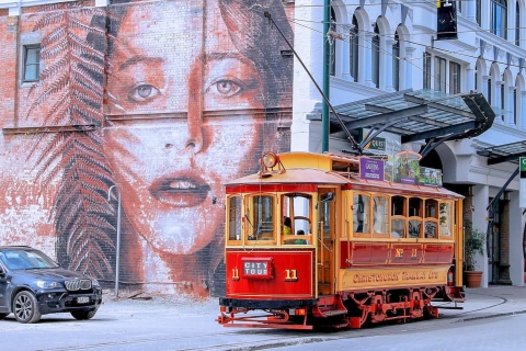 Christchurch: combitour vintage tram, vlet en gondelbaan