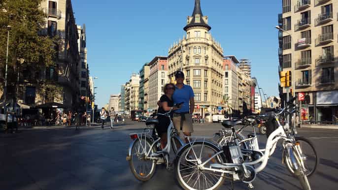 barcelona elektrische fietstour door de stad