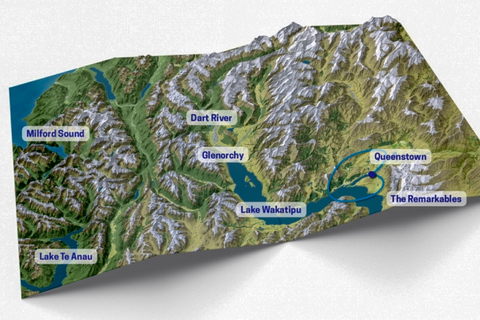 Tour in elicottero di 30 minuti sul lago Wakatipu e atterraggio alpino