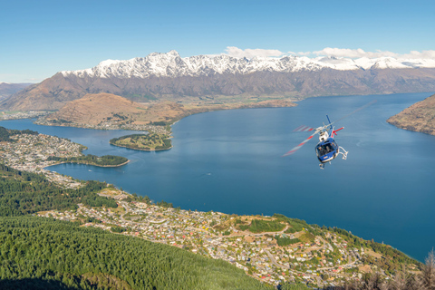 Excursión prolongada de 30 minutos en helicóptero y aterrizaje alpino en el lago Wakatipu