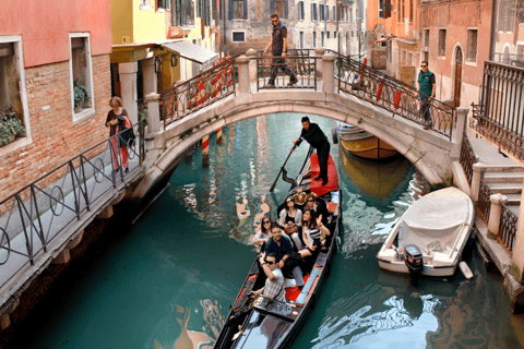 Venedig: Vandring och gondolturVenedig: Promenad &amp; Gondoltur på tyska