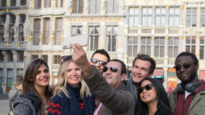 brussels private tour of the upper and lower city