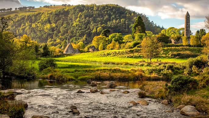 glendalough e wicklow tour di mezza giornata da dublino