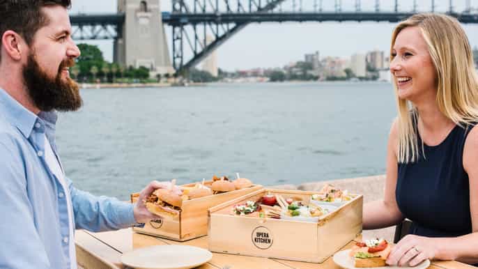 sydney opera house tour tasting platter with harbour views