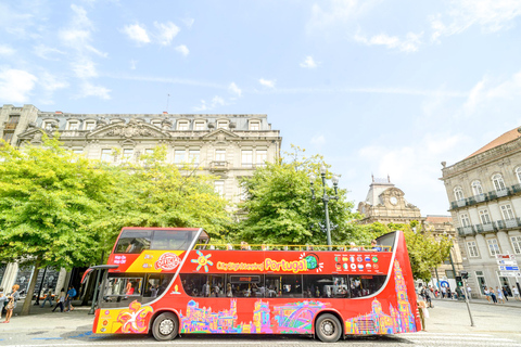 Porto: Wycieczka autobusowa hop-on hop-off z krajoznawczym zwiedzaniem miasta24-godzinna autobusowa wycieczka hop-on hop-off