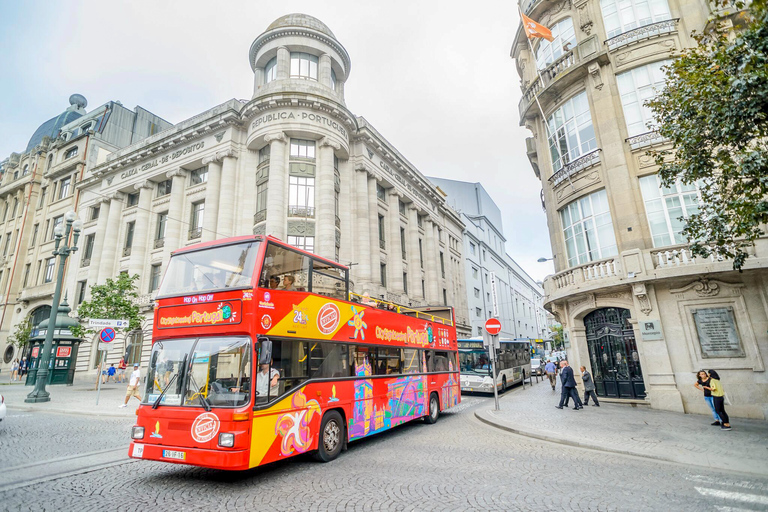 Porto: Stadtbesichtigung Hop-On/Hop-Off-Bustour24-Stunden-Hop-On/Hop-Off-Bustour