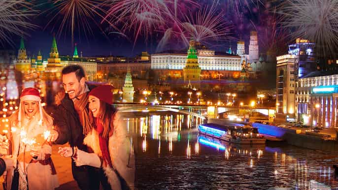 moscow new year’s eve cruise with dinner and variety show