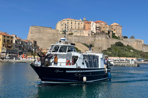 Calvi: Guided speedboat tour to Scandola Calvi: Guided tour by speedboat to Scandola