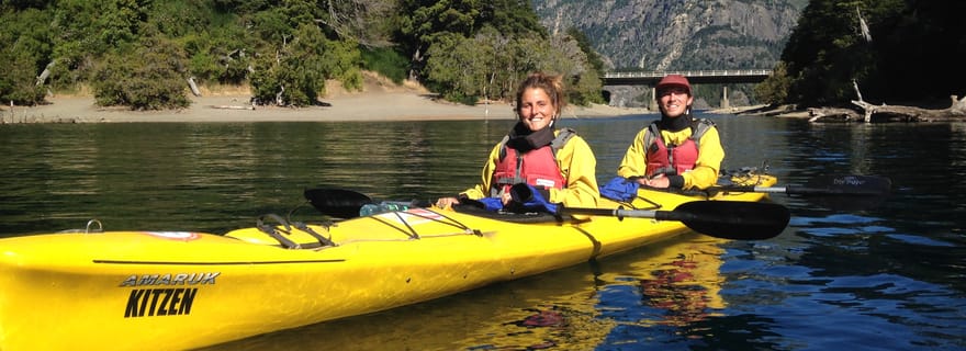 Bariloche : demi-journée de kayak aux lacs Nahuel Huapi ou Moreno