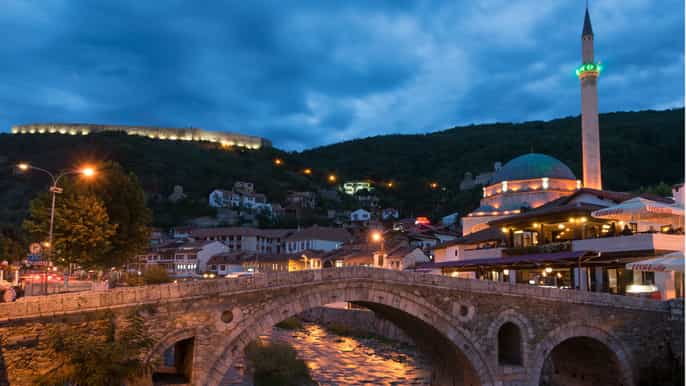 transfer between skopje and tirana and prizren halfday tour