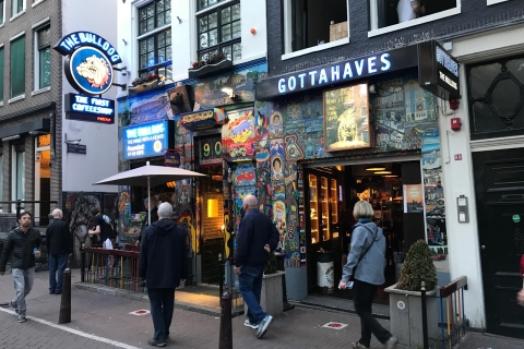 Amsterdam: Red Light District and Cafe Tour Shared Public Tour in Spanish